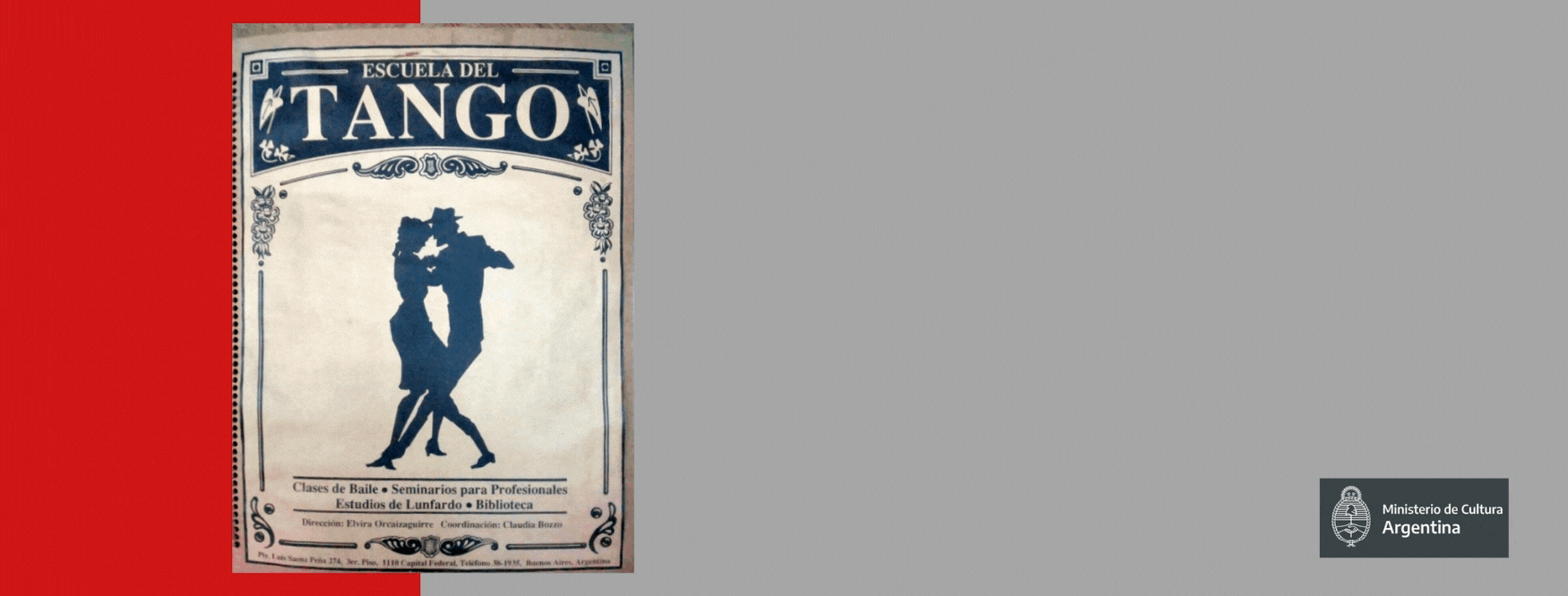29º Aniversario de La Escuela del Tango portada de album de prensa